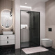Миниатюра изображения товара Душевая дверь Grossman Style 130x195 / 100.K33.05.130.21.10 (черный матовый/стекло тонированное)