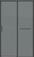 Миниатюра изображения товара Душевая дверь Grossman Style 130x195 / 100.K33.05.130.21.10 (черный матовый/стекло тонированное)