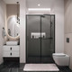 Миниатюра изображения товара Душевая дверь Grossman Style 130x195 / 100.K33.05.130.21.10 (черный матовый/стекло тонированное)