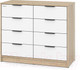 Миниатюра изображения товара Комод пеленальный Pituso Optimum ЛДСП (дуб сонома/белый)