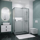 Миниатюра изображения товара Душевой уголок Grossman Style 100x90x195 / 120.K33.05.1090.10.02 (хром/стекло шиншилла)