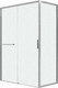 Миниатюра изображения товара Душевой уголок Grossman Style 100x90x195 / 120.K33.05.1090.10.02 (хром/стекло шиншилла)