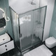 Миниатюра изображения товара Душевой уголок Grossman Style 100x90x195 / 120.K33.05.1090.10.02 (хром/стекло шиншилла)