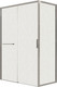 Миниатюра изображения товара Душевой уголок Grossman Style 130x80x195 / 120.K33.05.1380.10.02 (хром/стекло шиншилла)