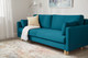 Миниатюра изображения товара Диван Mio Tesoro Дублин 497 (аквамарин 1102)