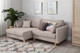 Миниатюра изображения товара Диван угловой Mio Tesoro Дублин 497 (бежевый 1101)