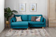 Миниатюра изображения товара Диван угловой Mio Tesoro Дублин 497 (аквамарин 1102)