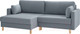 Миниатюра изображения товара Диван угловой Mio Tesoro Дублин 497 (серый 968)