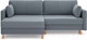 Миниатюра изображения товара Диван угловой Mio Tesoro Дублин 497 (серый 968)
