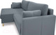 Миниатюра изображения товара Диван угловой Mio Tesoro Дублин 497 (серый 968)