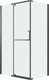 Миниатюра изображения товара Душевой уголок Grossman Pragma 100x90x195 / 120.K33.03.1090.21.02 (черный матовый/стекло шиншилла)