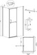 Миниатюра изображения товара Душевой уголок Grossman Pragma 120x90x195 / 120.K33.03.1290.21.02 (черный матовый/стекло шиншилла)