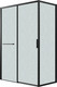 Миниатюра изображения товара Душевой уголок Grossman Style 130x90x195 / 120.K33.05.1390.21.02 (черный матовый/стекло шиншилла)