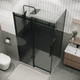 Миниатюра изображения товара Душевой уголок Grossman Classic 120x90x195 / 120.K33.04.1290.21.10 (черный матовый/тонированное стекло)