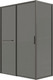 Миниатюра изображения товара Душевой уголок Grossman Style 100x90x195 / 120.K33.05.1090.21.10 (черный матовый/тонированное стекло)