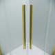 Миниатюра изображения товара Душевая дверь Grossman Galaxy 120x195 / 1/2.K33.01.12.32.00 (золото сатин/прозрачное стекло)