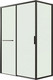 Миниатюра изображения товара Душевой уголок Grossman Style 100x90x195 / 120.K33.05.1090.21.00 (черный матовый/прозрачное стекло)