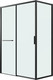Миниатюра изображения товара Душевой уголок Grossman Style 110x70x195 / 120.K33.05.1170.21.00 (черный матовый/прозрачное стекло)