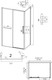 Миниатюра изображения товара Душевой уголок Grossman Style 110x70x195 / 120.K33.05.1170.21.00 (черный матовый/прозрачное стекло)