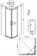 Миниатюра изображения товара Душевой уголок Grossman Classic 100x100x195 / 300.K33.04.1010.21.10 (черный матовый/тонированное стекло)