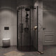Миниатюра изображения товара Душевой уголок Grossman Classic 90x90x195 / 301.K33.04.9090.21.10 (черный матовый/тонированное стекло)