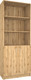 Миниатюра изображения товара Стеллаж МДК СЛШ3 широкий с 2 дверьми и полками 780x386x2000 (дуб вотан)
