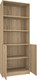 Миниатюра изображения товара Стеллаж МДК СЛШ3 широкий с 2 дверьми и полками 780x386x2000 (дуб сонома)