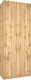 Миниатюра изображения товара Стеллаж МДК СЛШ2 широкий закрытый 780x386x2000 (дуб вотан)