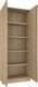 Миниатюра изображения товара Стеллаж МДК СЛШ2 широкий закрытый 780x386x2000 (дуб сонома)