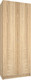 Миниатюра изображения товара Стеллаж МДК СЛШ2 широкий закрытый 780x386x2000 (дуб сонома)