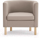 Миниатюра изображения товара Кресло мягкое Mio Tesoro Агата 351 (темно-бежевый 1176)