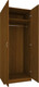 Миниатюра изображения товара Шкаф МДК ШК1 для одежды 2-х дверный 780x596x2000 (орех гварнели )
