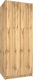 Миниатюра изображения товара Шкаф МДК ШК1 для одежды 2-х дверный 780x596x2000 (дуб вотан)