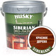 Миниатюра изображения товара Лазурь для древесины Husky Siberian Эко-Лазурь Полуматовая (900мл, красное дерево)