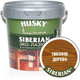 Миниатюра изображения товара Лазурь для древесины Husky Siberian Эко-Лазурь Полуматовая (900мл, тиковое дерево)