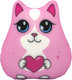 Миниатюра изображения товара Подушка декоративная Leader Toys Кот розовый с сердцем / МТ30255
