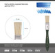 Миниатюра изображения товара Кисть для рисования ГАММА Щетина №15 / 801015 (флейц)