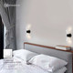 Миниатюра изображения товара Бра Estares Dio 12W 2Y-ON/OFF-230x80x85-BLACK/CLEAR-220-IP20