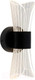 Миниатюра изображения товара Бра Estares Dio 12W 2Y-ON/OFF-230x80x85-BLACK/CLEAR-220-IP20