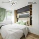 Миниатюра изображения товара Люстра Estares Aurora Double 60W 3F-575x80-WHITE/WHITE-220-IP20