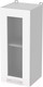 Миниатюра изображения товара Шкаф навесной для кухни Интерлиния Компо ВШ30ст-720-1дв (белый платинум)