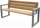 Миниатюра изображения товара Скамья садовая Saniji С7 1700x400x900