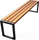 Миниатюра изображения товара Скамья садовая Saniji С24 1700x400x900