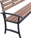 Миниатюра изображения товара Скамья садовая Saniji С33 2000x400x800