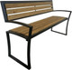 Миниатюра изображения товара Скамья садовая Saniji С37 1600x480x465