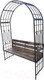 Миниатюра изображения товара Скамья садовая Saniji Арка С65 2000x400x900