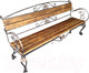 Миниатюра изображения товара Скамья садовая Saniji Компанейская С84 2000x450x1000