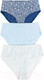 Миниатюра изображения товара Комплект женских трусов Mark Formelle 412075-3 (р.114, абстрактный рисунок на молочном)