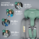 Миниатюра изображения товара Автокресло NINO Comfort ZY02A (серый/зеленый)