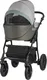 Миниатюра изображения товара Детская универсальная коляска Alis Alvaro 2 в 1 (Al 10, темно-серый/светло-серый/шалфей кожа)